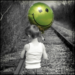 99px.ru аватар Мальчик с зеленым воздушным шаром