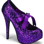 99px.ru аватар Блестящий фиолетовый туфель