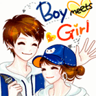 99px.ru аватар Счастливые парень и девушка(Boy meets Girl)