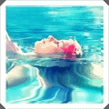 99px.ru аватар Девушка лежит на воде