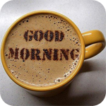 Аватар Кофе с надписью 'Good morning' / 'Доброе утро'