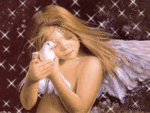 99px.ru аватар Девочка-ангел с голубем