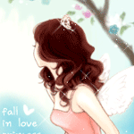 Аватар Девушка ангел с короной (fall in love)