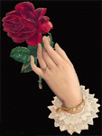 99px.ru аватар Красная роза в руке