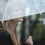 99px.ru аватар Девушка под зонтом ('In love' / 'Влюбленность')