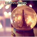99px.ru аватар Снежный шар I LOVE PARIS