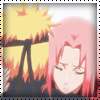 Аватар Сакура обнимает Наруто (anime Naruto)