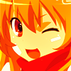 Аватар Весёлая Asaka Taiga / Асака Тайга из аниме Toradora / Торадора подмигивает