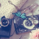 99px.ru аватар Фотоаппарат, часы и бирюзовая бабочка