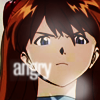 Аватар Сердитая Аска из аниме Евангелион нового поколения / Neon Genesis Evangelion (angry)
