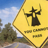 99px.ru аватар Волшебник на дорожном знаке (You cannot pass)