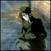 Аватар Себастьян с кошкой (аниме 'Тёмный дворецкий'/anime Kuroshitsuji)