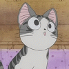 99px.ru аватар Котёнок Чи удивлённо моргает (аниме Милый дом Чи/anime Chi's Sweet Home)