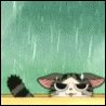 99px.ru аватар Котёнок Чи мокнет под дождём (аниме Милый дом Чи/anime Chi's Sweet Home)