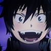99px.ru аватар Радостный Рин Окумура / Rin Okumura из аниме Синий экзорцист / Ao no Exorcist