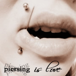 Аватар Губы девушки с пирсингом (Piersing is love)
