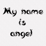 Аватар My name is angel / Меня зовут ангел