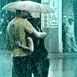 99px.ru аватар Пара с зонтиком под дождем