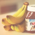 Аватар Nutella и бананы на столе