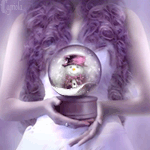 99px.ru аватар Сказочный шар у девушки в руках