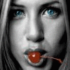 99px.ru аватар Девушка с вишенкой во рту