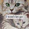 Аватар Кошка с котёнком (i won`t let go)