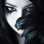 99px.ru аватар Готичная девушка с перьями
