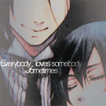 Аватар Сиэль и Себастьян из аниме 'Тёмный дворецкий' (everybody loves somebody sometimes)
