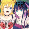 Аватар Чулка и Труська из аниме 'Panty & Stocking with Garterbelt' (rock together sex)