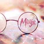 Аватар Круглые очки Гарри Поттера лежат на книге (Magic)