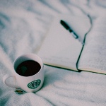 99px.ru аватар Starbucks coffee, книга и ручка