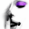 99px.ru аватар Красивая девушка с закрытыми глазами, на которых фиолетовые тени