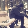 Аватар Парень на заснеженной скамейке (cold / холодно)