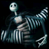 Аватар Джек из мультфильма 'Кошмар перед Рождеством' в руках у девушки