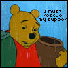 99px.ru аватар Винни Пух с двумя банками мёда (I must rescue me supper)