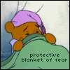Аватар Ру спрятался под одеяло (protective blanket of fear)