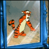 99px.ru аватар Тигра смотрит в зеркало