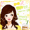 Аватар Девушка с напитком (Happy spring)