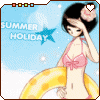 99px.ru аватар Девушка с кругом (summer holiday)