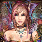 99px.ru аватар Девушка с зелеными глазами и блестящим ожерельем