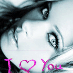 Аватар Взгляд девушки (I love you)