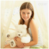 99px.ru аватар Девушка с белым плюшевым мишкой