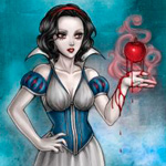 99px.ru аватар Белоснежка с яблоком в крови