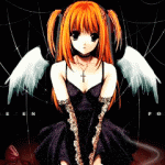 Аватар Amane Misa / Миса Амане из аниме Тетрадь Смерти / Death Note в образе готичного ангела