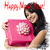 Аватар Happy New Year! (Девушка с коробкой)