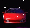 99px.ru аватар Красное авто в звездах