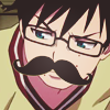 99px.ru аватар Okumura Yukio/Окумура Юкио из аниме 'Ao No Exorcist /Синий Экзорцист' с усами