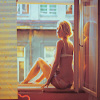 99px.ru аватар Девушка сидит у открытого окна