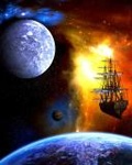 Аватар Корабль 'Летучий голландец' в космосе между планет