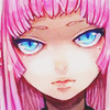 99px.ru аватар Аниме девушка розовые волосы, голубые глаза